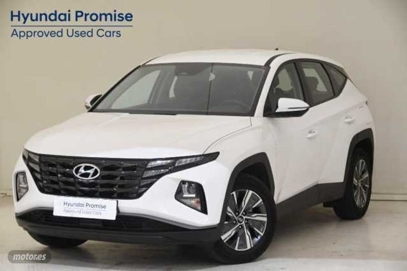 Atlas white Usado 2024 Hyundai Tucson SUV | 23.900 € (Precio justo) - Imagen 1/4
