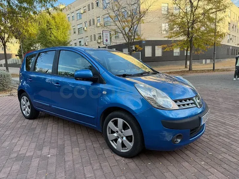 Begagnad Nissan Note Tekna 110 HK (80 kW) 2007 Blå Halvkombi