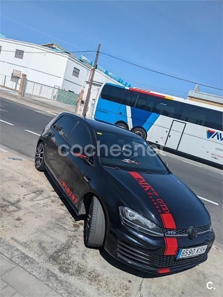 Usado VW Golf VII GTD 184 CV (135 kW) 2015 Negro Berlina