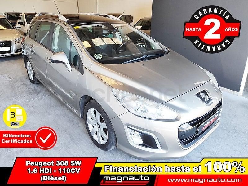 Usado Peugeot 308 SW Access 112 CV (82 kW) 2012 Beige Familiar