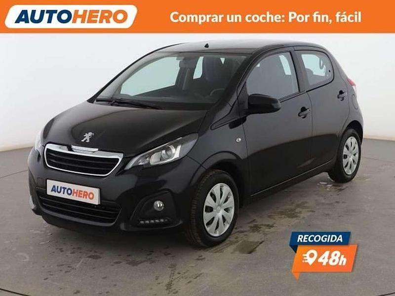 Usado Peugeot 108 Active 72 CV (52 kW) 2019 Negro Utilitario