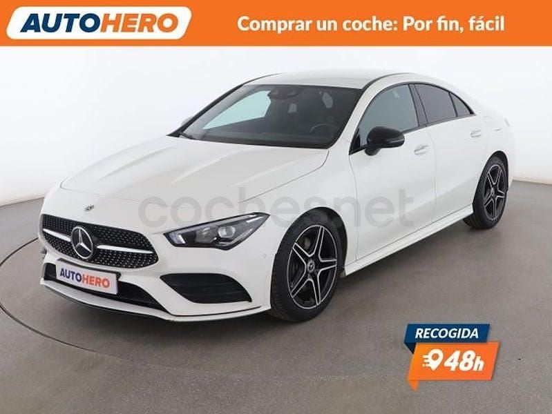 Usado Mercedes CLA200 AMG line 163 CV (119 kW) 2020 Blanco Berlina