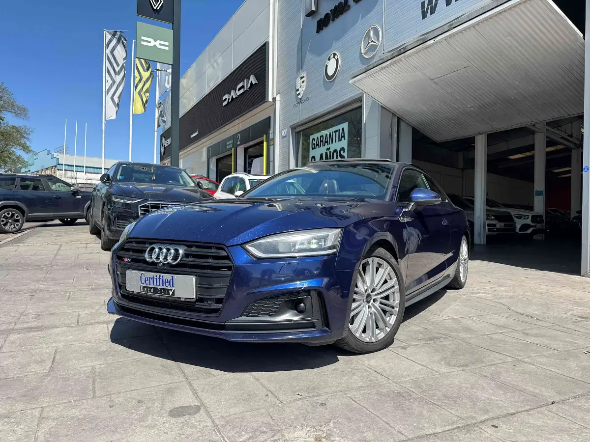 Usado Audi A5 333 CV (244 kW) 2017 Azul Coupe