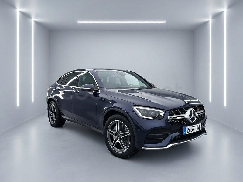 Usado Mercedes GLC220 194 CV (142 kW) 2021 Azul Coupe