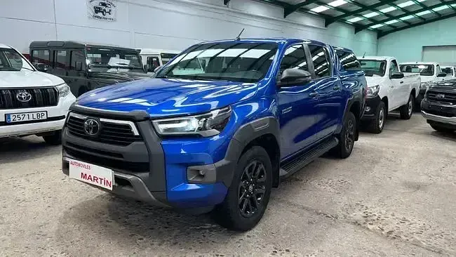 Usado Toyota HiLux 204 CV (150 kW) 2021 Azul Pickup/Camioneta
