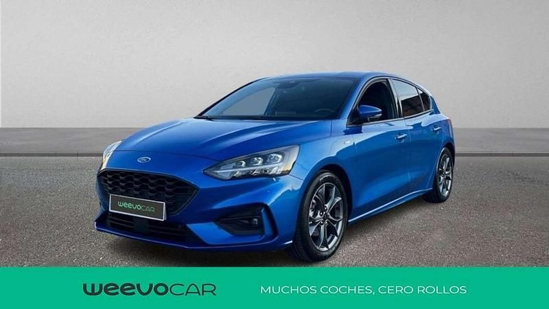 Azul Usado 2021 Ford Focus ST-Line Utilitario | 15.500 € (Precio justo) - Imagen 1/4