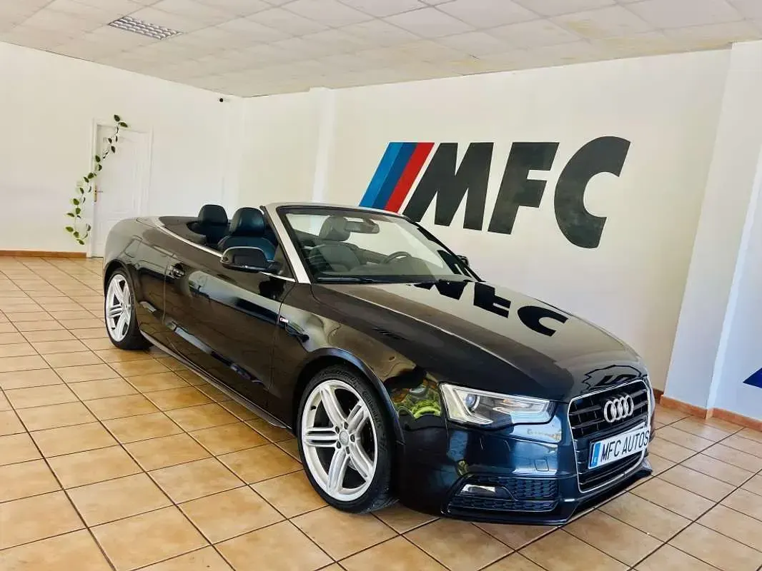 Usado Audi A5 Cabriolet S-Line 204 CV (150 kW) 2014 Azul Descapotable