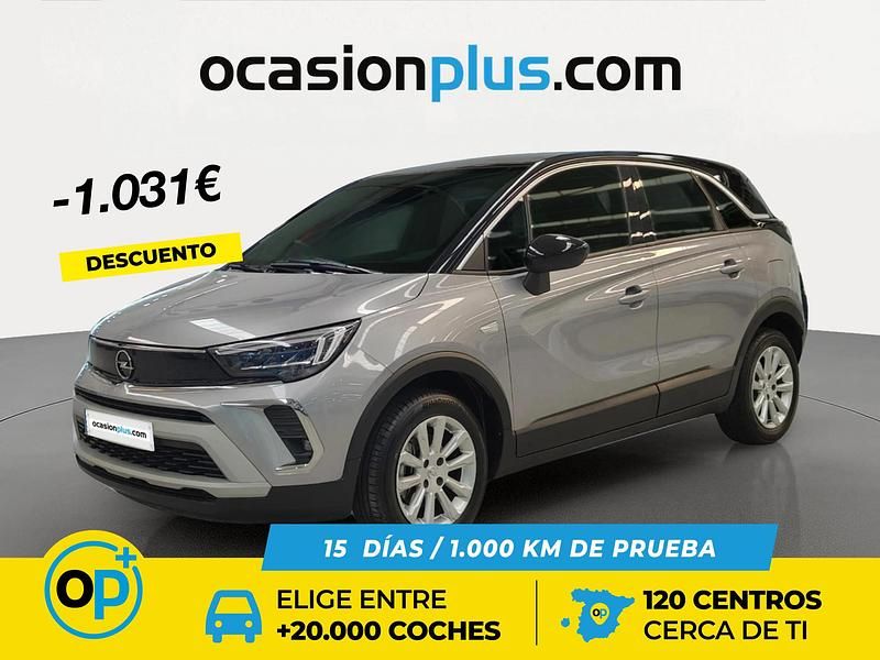 Usado Opel Crossland X Edition 110 CV (80 kW) 2021 Gris SUV