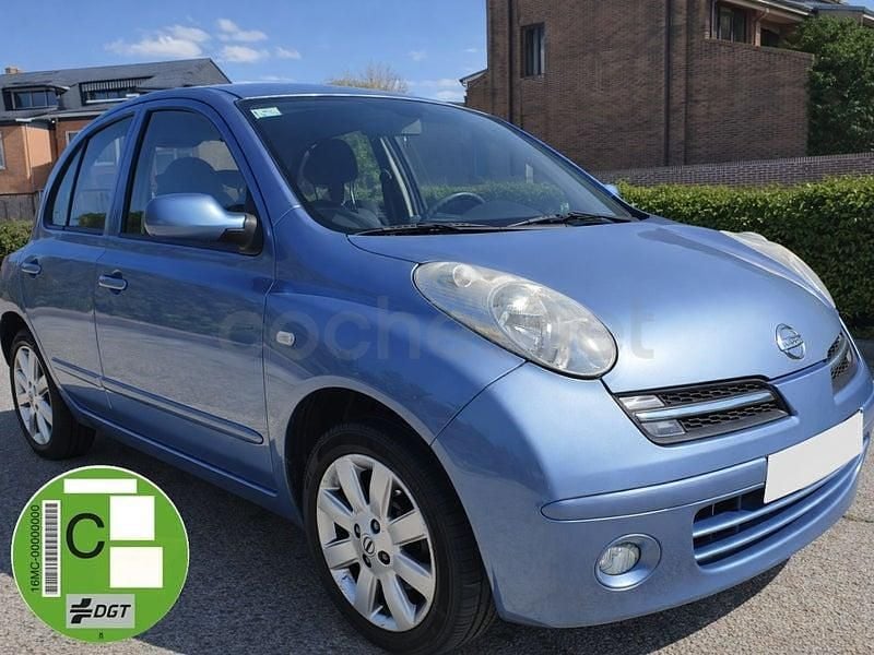 Usado Nissan Micra Acenta 88 CV (64 kW) 2007 Azul Berlina