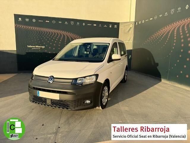 Blanco Usado 2021 VW Caddy Monovolumen | 22.590 € (Caro) - Imagen 1/4