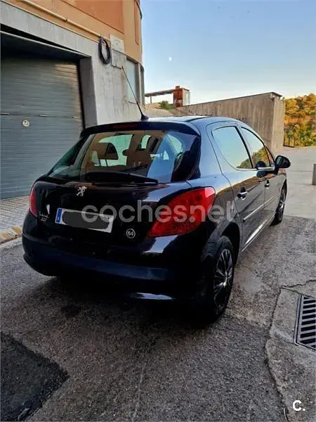 Usado Peugeot 207 Sport 95 CV (69 kW) 2009 Negro Berlina