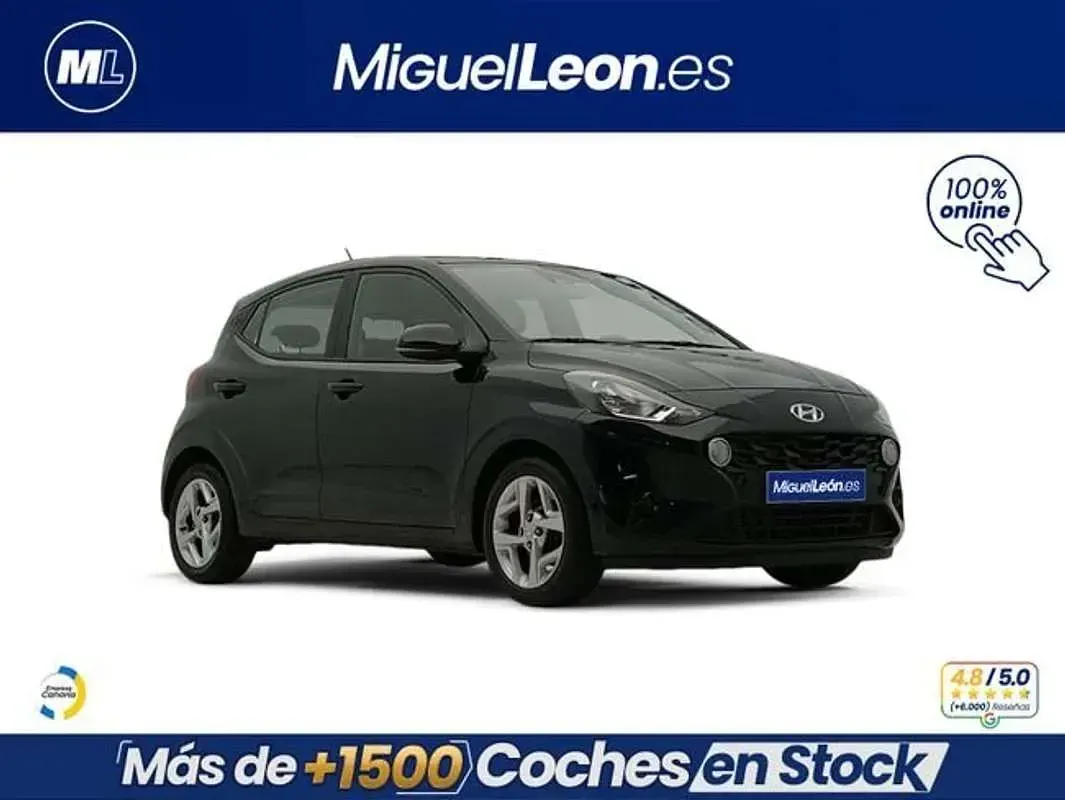 Usado Hyundai i10 67 CV (49 kW) 2022 Negro Utilitario
