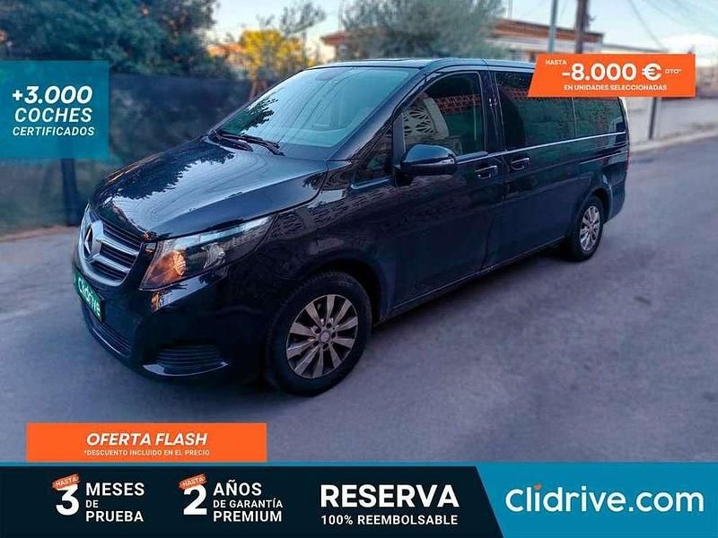 Negro Usado 2017 Mercedes V220 Avantgarde Monovolumen | 32.390 € (Buen precio) - Imagen 1/3