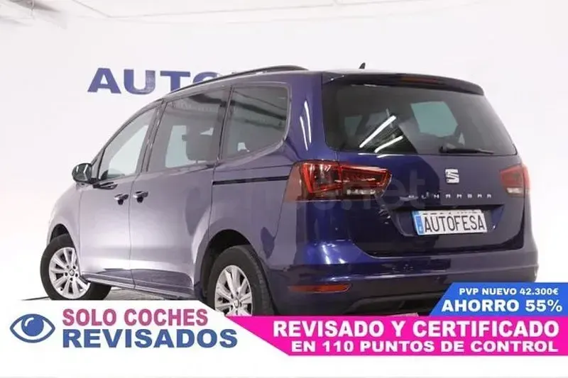 Usado Seat Alhambra Style 150 CV (110 kW) 2019 Azul Monovolumen