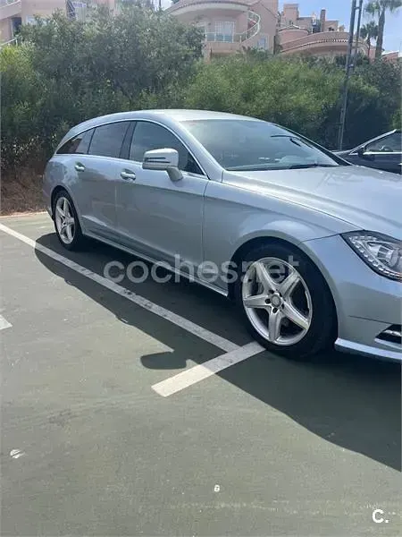 Usado Mercedes CLS350 Shooting Brake 265 CV (194 kW) 2014 Gris / plata Familiar