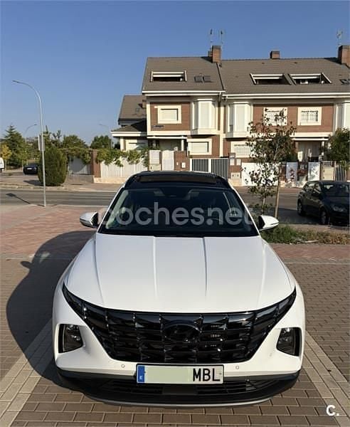 Blanco Usado 2022 Hyundai Tucson SUV | 28.500 € (Un poco caro) - Imagen 1/4