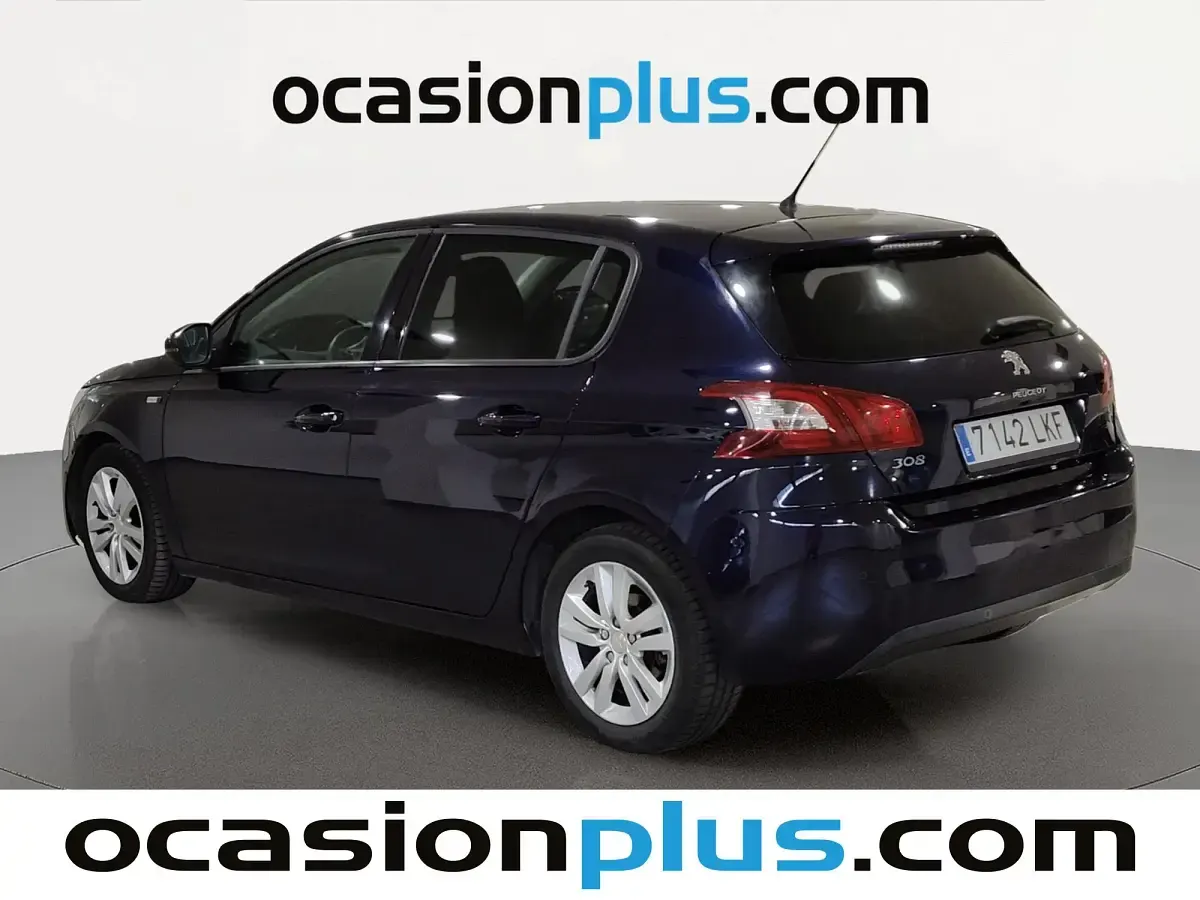 Usado Peugeot 308 Style 120 CV (88 kW) 2020 Azul Utilitario