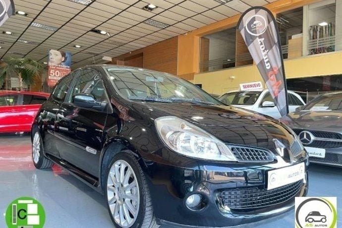 Usado Renault Clio R.S. R.S. 200 CV (147 kW) 2009 Negro Utilitario