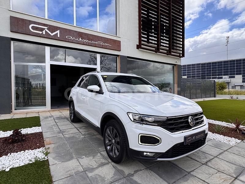 Blanco Usado 2020 VW T-Roc Sportline SUV | 22.490 € (Un poco caro) - Imagen 1/4