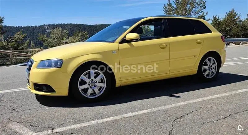 Usado Audi A3 Ambiente 170 CV (125 kW) 2007 Amarillo Utilitario