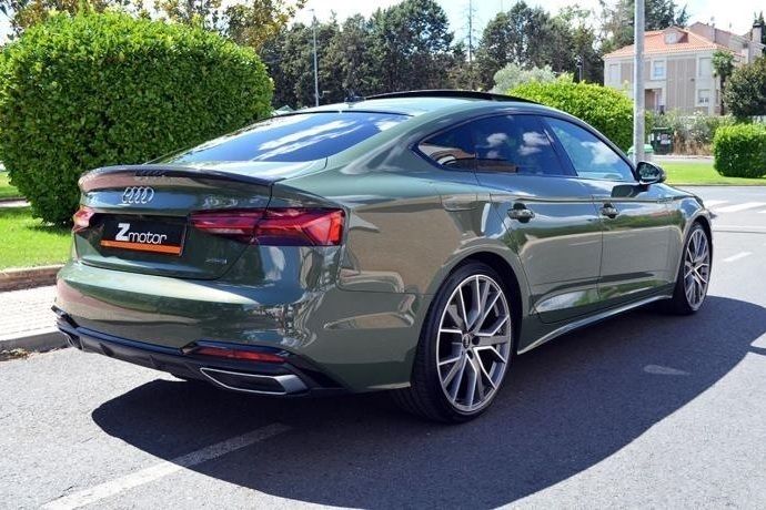 Usado Audi A5 S-Line 204 CV (150 kW) 2021 Verde Coupe