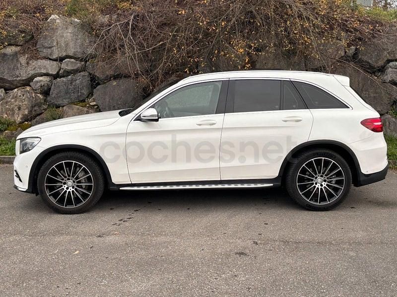 Usado Mercedes GLC220 AMG line 170 CV (125 kW) 2016 Blanco SUV