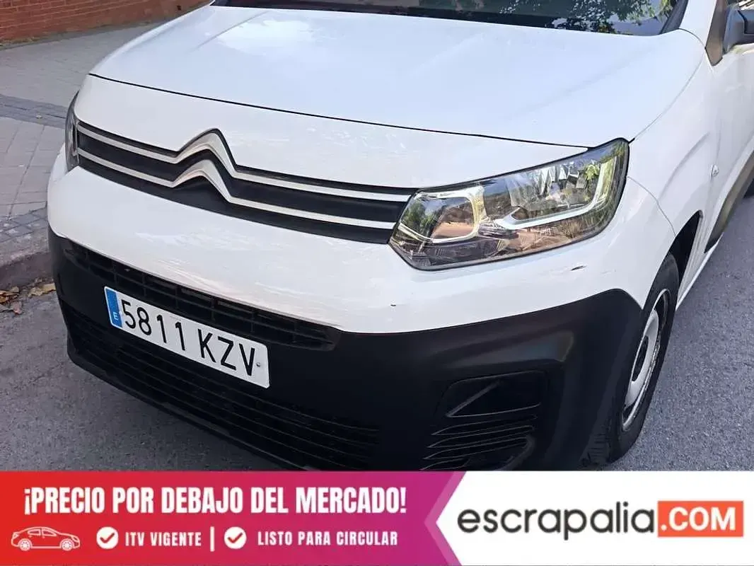 Usado Citroën Berlingo 76 CV (55 kW) 2019 Blanco Monovolumen