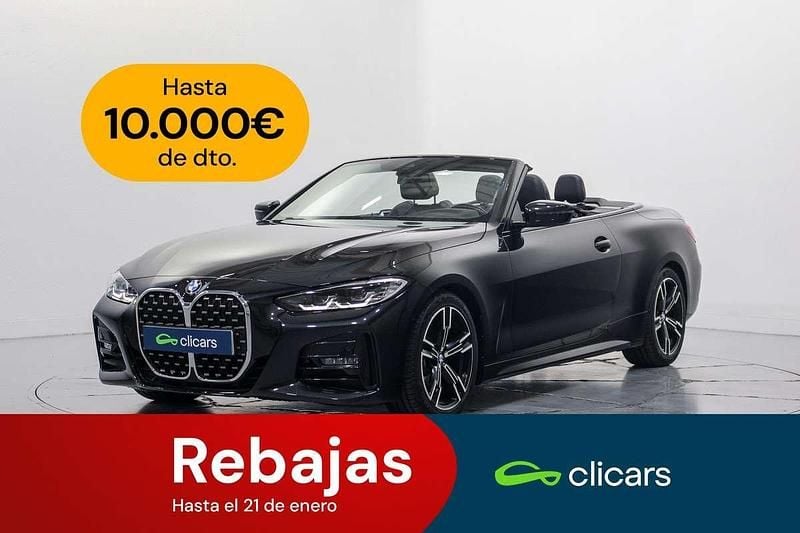 Negro Usado 2022 BMW 420 Descapotable | 37.090 € (Buen precio) - Imagen 1/4