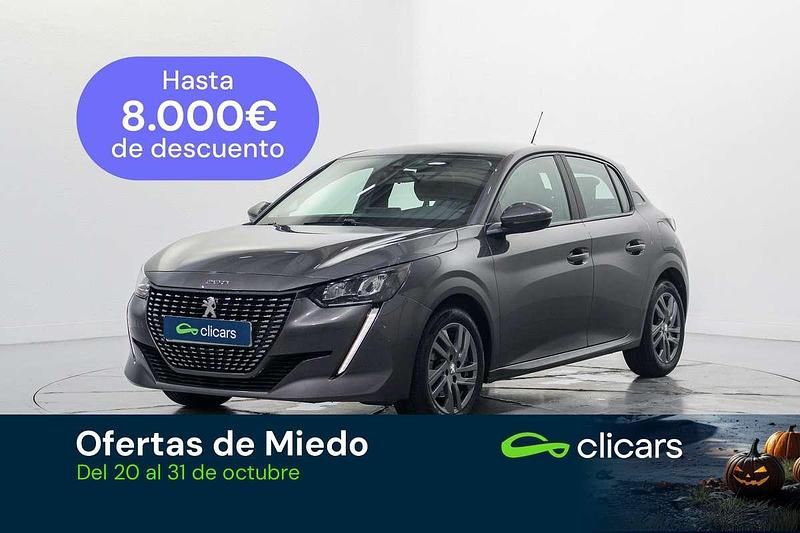 Gris Usado 2021 Peugeot 208 Active Utilitario | 11.790 € (Precio justo) - Imagen 1/4