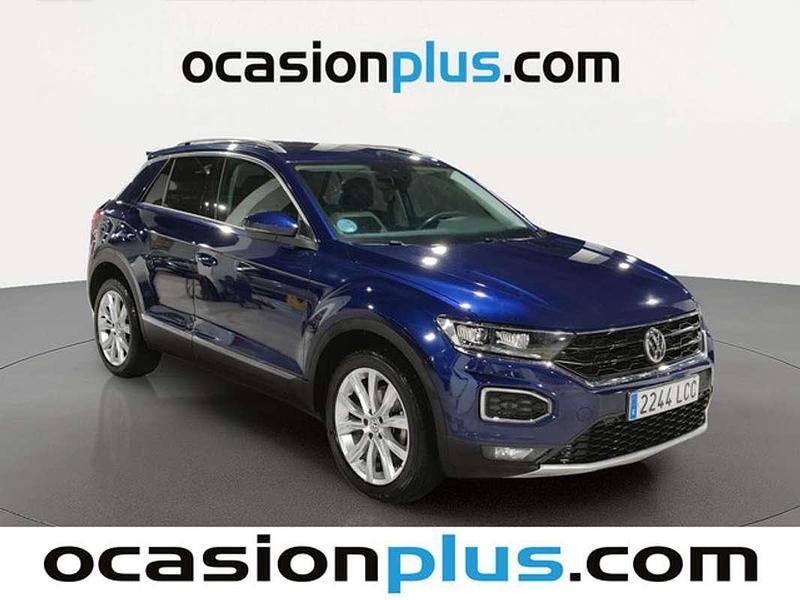 Usado VW T-Roc Sport 150 CV (110 kW) 2019 Azul SUV