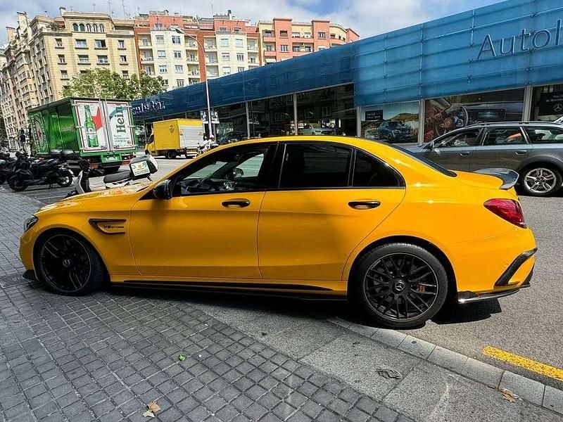 Usado Mercedes C63 AMG AMG 510 CV (375 kW) 2017 Amarillo Berlina