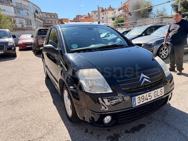 Usado Citroën C2 75 CV (55 kW) 2009 Negro Utilitario