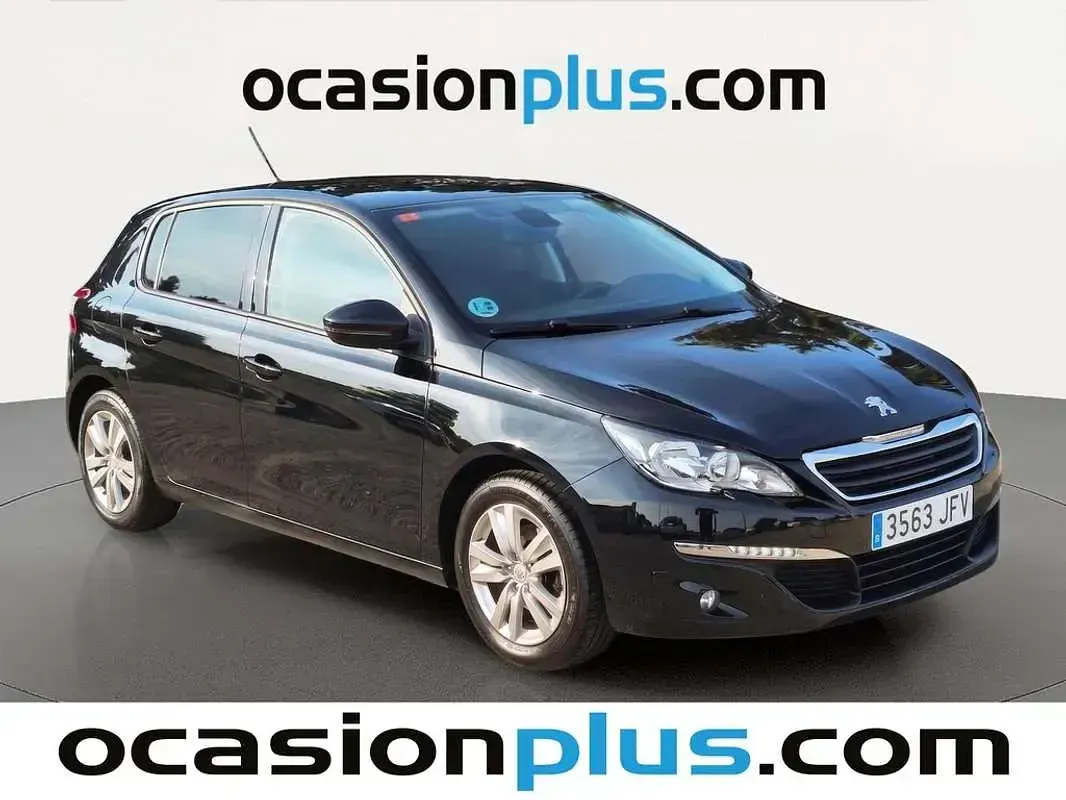 Usado Peugeot 308 Active 131 CV (96 kW) 2015 Negro Utilitario