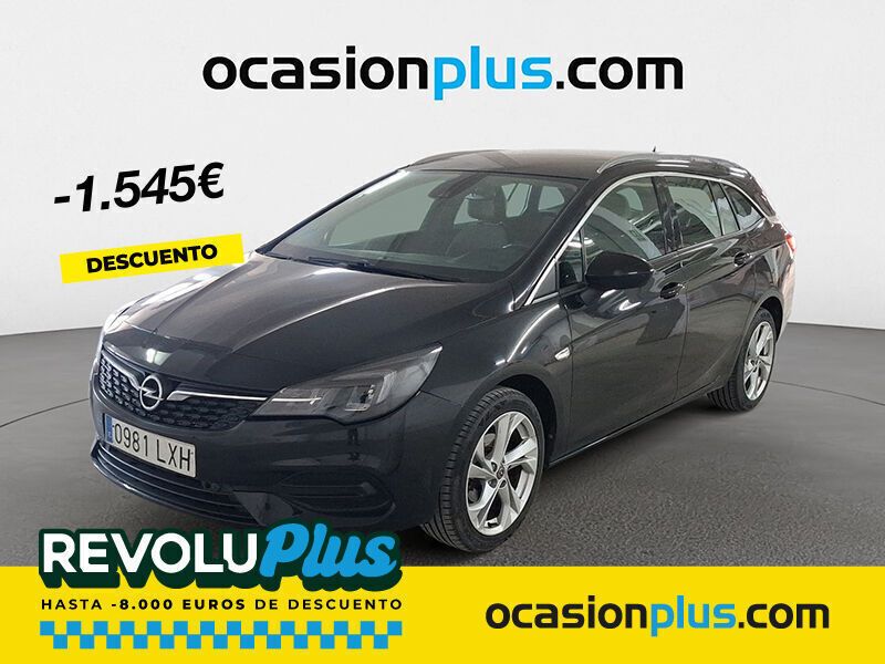 Negro Usado 2021 Opel Astra Business Elegance Familiar | 10.900 € (Precio justo) - Imagen 1/4