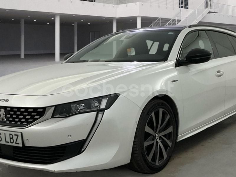 Blanco Usado 2020 Peugeot 508 GT-line Familiar | 14.400 € (Super precio) - Imagen 1/4