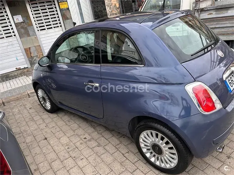 Usado Fiat 500 Lounge 69 CV (50 kW) 2014 Azul Berlina