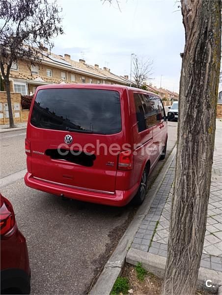 Usado VW Multivan Highline 180 CV (132 kW) 2013 Rojo Van
