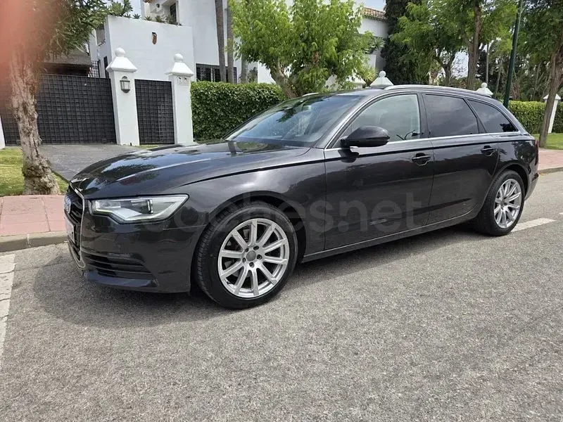 Usado Audi A6 S-Line 204 CV (150 kW) 2013 Gris / plata Familiar