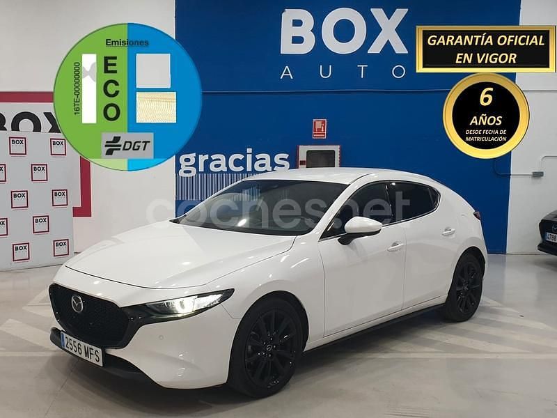 Blanco Usado 2023 Mazda 3 Berlina | 26.800 € (Precio justo) - Imagen 1/4