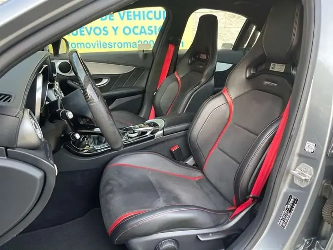 Usado Mercedes C180 AMG 120 CV (88 kW) 2015 Gris Berlina
