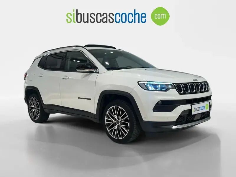 Blanco Usado 2022 Jeep Compass Limited SUV | 24.990 € (Un poco caro) - Imagen 1/4