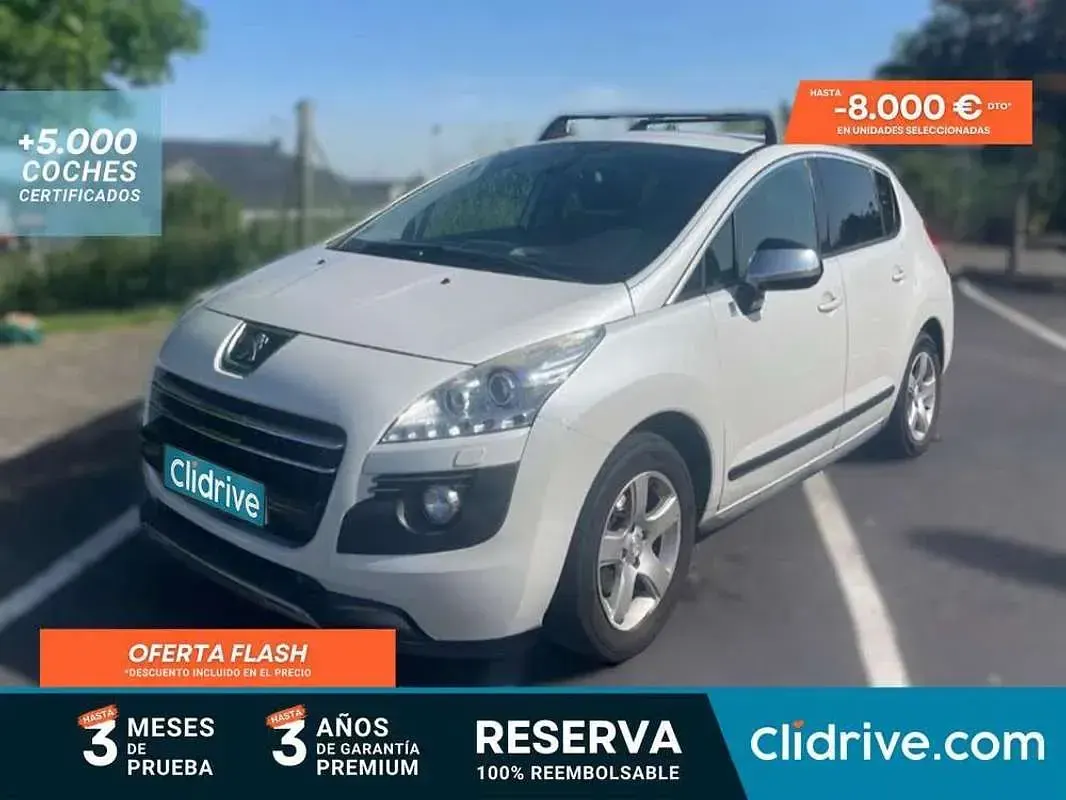 Usado Peugeot 3008 Active 163 CV (119 kW) 2013 Blanco Familiar