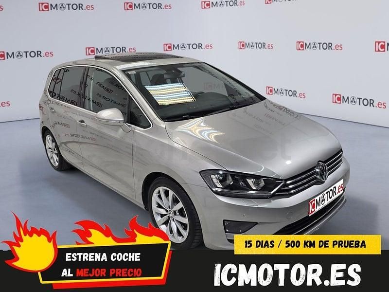 Usado VW Golf Sportsvan Sportline 110 CV (80 kW) 2016 Gris / plata Monovolumen