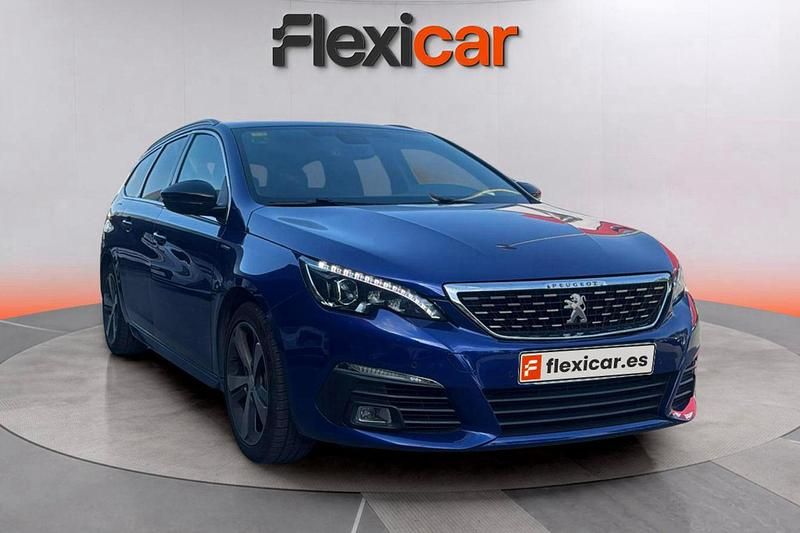 Azul Usado 2019 Peugeot 308 GT-line Familiar | 10.090 € (Buen precio) - Imagen 1/4