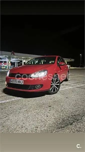 Usado VW Golf VI Sport 160 CV (117 kW) 2011 Rojo Utilitario