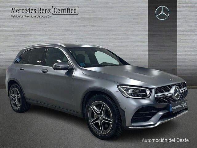Usado Mercedes GLC200 AMG line 165 CV (121 kW) 2020 Gris selenita SUV