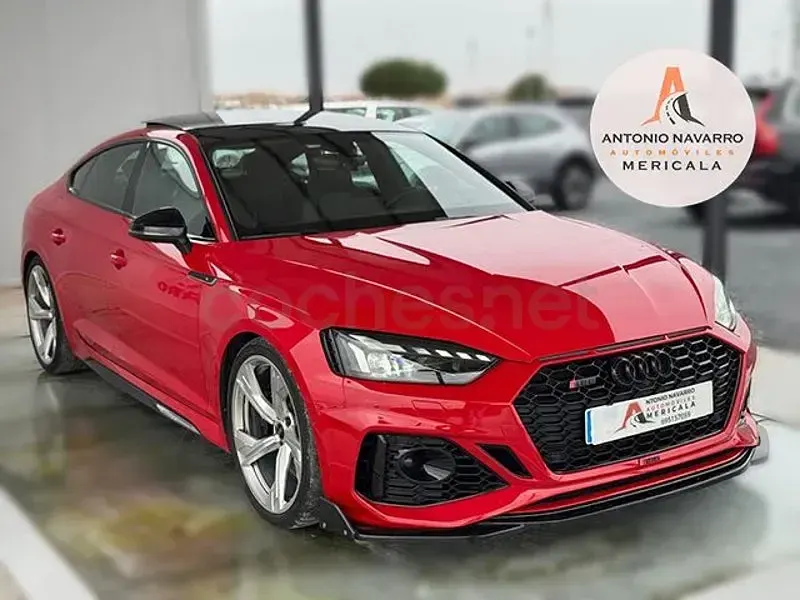 Usado Audi RS5 Sportback 450 CV (330 kW) 2021 Rojo Berlina