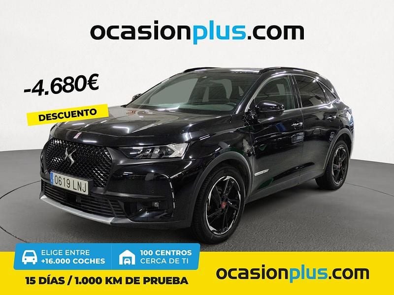 Negro Usado 2021 DS Automobiles DS7 Crossback Performance Line Plus SUV | 21.790 € (Precio justo) - Imagen 1/4