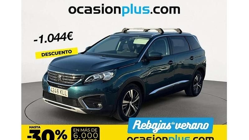Verde Usado 2018 Peugeot 5008 Allure Monovolumen | 10.446 € (Super precio) - Imagen 1/4