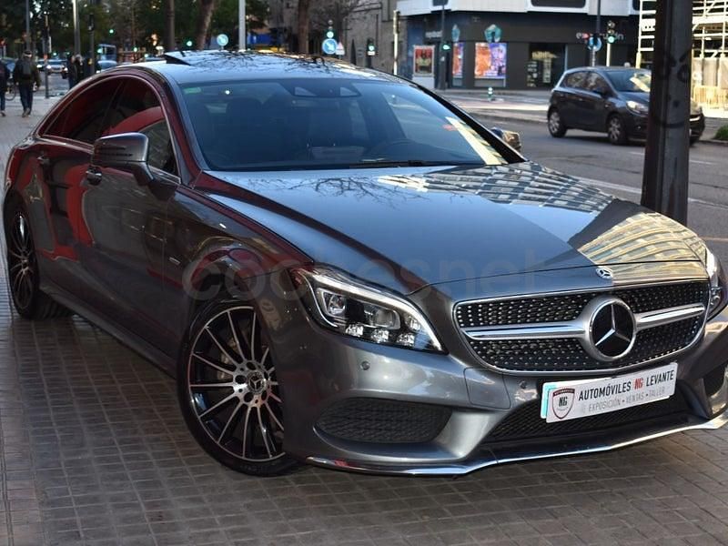 Usado Mercedes CLS350 258 CV (189 kW) 2017 Gris / plata Berlina